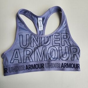 Under Armour HeatGear UPF 30 Fitted Racerback Sports Bra Youth Girls YSM S